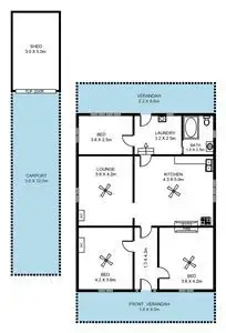 Floorplan of Homely house listing, 260 Belair Road, Torrens Park SA 5062
