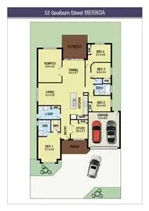 Floorplan of Homely house listing, 53 Goulburn Street, Mernda VIC 3754
