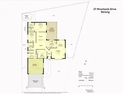 Floorplan of Homely house listing, 27 Riverpark Drive, Nerang QLD 4211