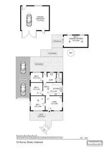 Floorplan of Homely house listing, 52 Murray Street, Greenock SA 5360