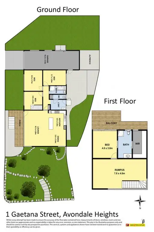 Floorplan of Homely house listing, 1 Gaetana Street, Avondale Heights VIC 3034