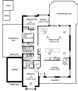 Floorplan of Homely house listing, 15 Trigg Street, Port Elliot SA 5212
