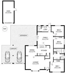 Floorplan of Homely house listing, 23 Nicholls Crescent, Burton SA 5110