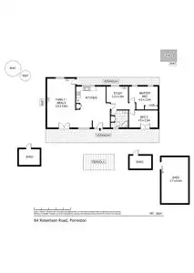 Floorplan of Homely rural property listing, 64 Robertson Road, Kersbrook SA 5231