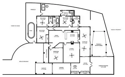 Floorplan of Homely house listing, 44 Grand Central Avenue, Hallett Cove SA 5158