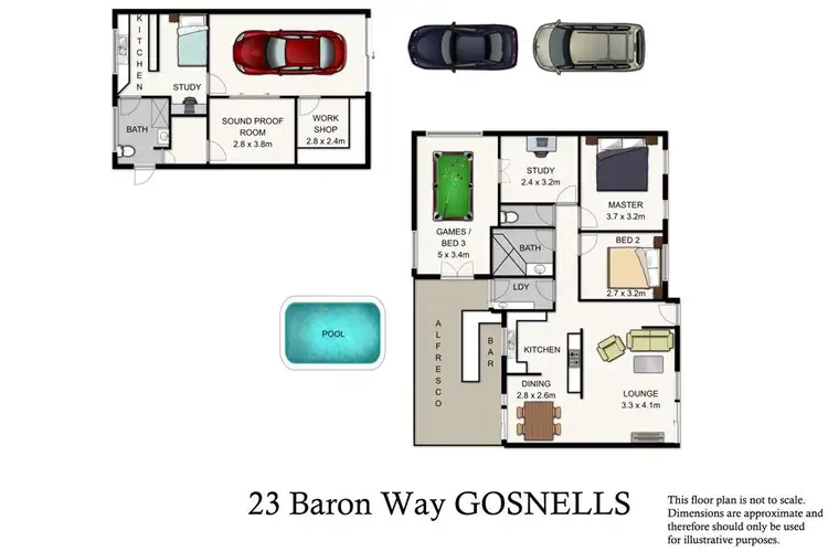 Floorplan of Homely house listing, 23 Baron Way, Gosnells WA 6110