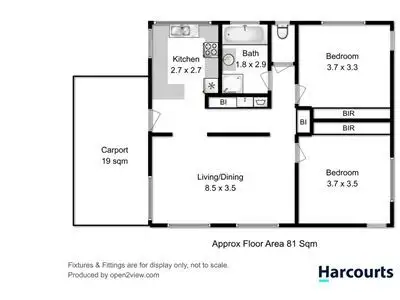 Floorplan of Homely unit listing, 1/22 Lucas Place, Brighton TAS 7030