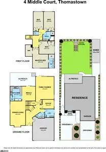 Floorplan of Homely house listing, 4 Middle Court, Thomastown VIC 3074