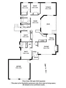 Floorplan of Homely house listing, 19 Edrington Park Drive, Berwick VIC 3806