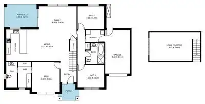 Floorplan of Homely house listing, 22B Bells Road, Somerton Park SA 5044