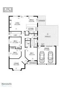 Floorplan of Homely house listing, 28 Charta Circuit, Smithfield SA 5114