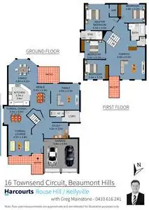 Floorplan of Homely house listing, 16 Townsend Circuit, Beaumont Hills NSW 2155
