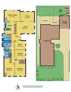 Floorplan of Homely house listing, 11 Barradine Crescent, Vermont South VIC 3133