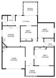 Floorplan of Homely house listing, 16 Sturt Road, Brighton SA 5048