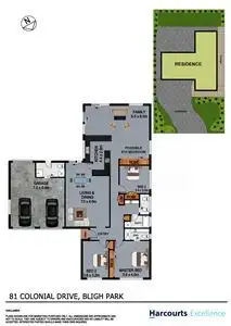 Floorplan of Homely house listing, 81 Colonial Drive, Bligh Park NSW 2756