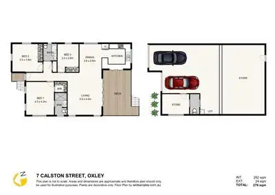 Floorplan of Homely house listing, 7 Calston Street, Oxley QLD 4075