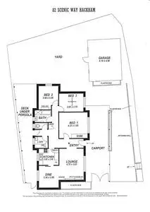 Floorplan of Homely house listing, 82 Scenic Way, Hackham SA 5163