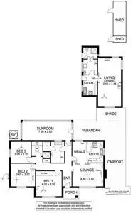 Floorplan of Homely house listing, 44 Frobisher Avenue, Flinders Park SA 5025