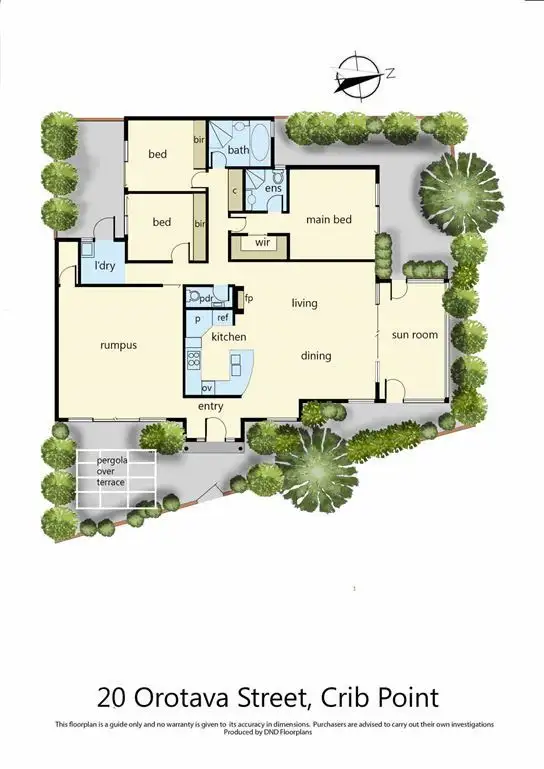 Floorplan of Homely house listing, 20 Orotava Street, Crib Point VIC 3919