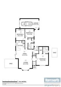 Floorplan of Homely house listing, 5 Queensborough Drive, Salisbury Heights SA 5109