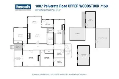 Floorplan of Homely house listing, 1807 Pelverata Road, Upper Woodstock TAS 7150