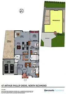 Floorplan of Homely house listing, 47 Arthur Phillip Drive, North Richmond NSW 2754