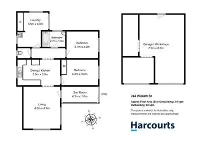 Floorplan of Homely house listing, 245 William Street, Devonport TAS 7310