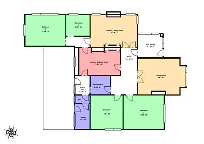 Floorplan of Homely house listing, 1213 Gregory Street, Lake Wendouree VIC 3350