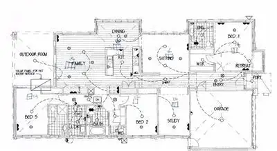 Floorplan of Homely house listing, 34 Evadene Drive, Tarneit VIC 3029