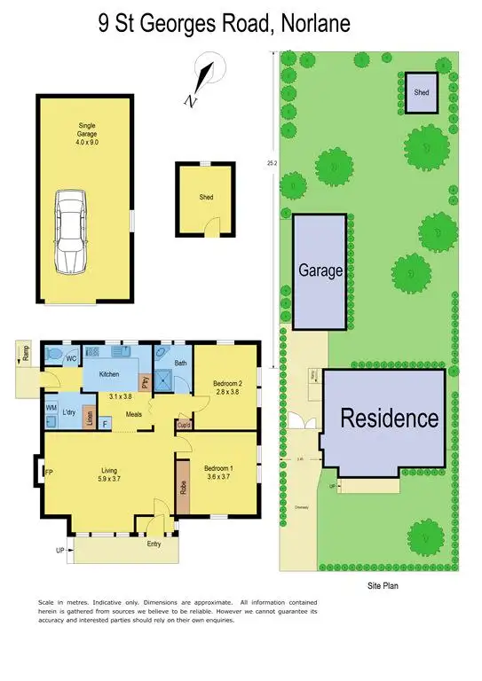 Floorplan of Homely house listing, 9 St Georges Road, Norlane VIC 3214