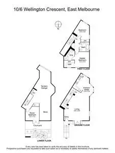 Floorplan of Homely townhouse listing, 10/6 Wellington Crescent, East Melbourne VIC 3002