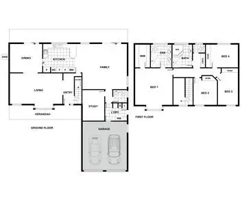 Floorplan of Homely house listing, 10 feathertop Street, Palmerston ACT 2913