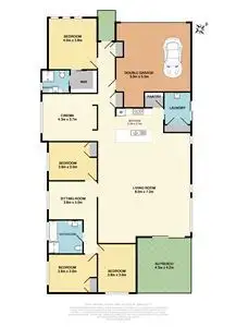 Floorplan of Homely house listing, 8 Voyager Street, Gregory Hills NSW 2557