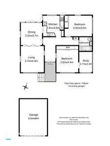Floorplan of Homely house listing, 143 Warwick Street, West Hobart TAS 7000