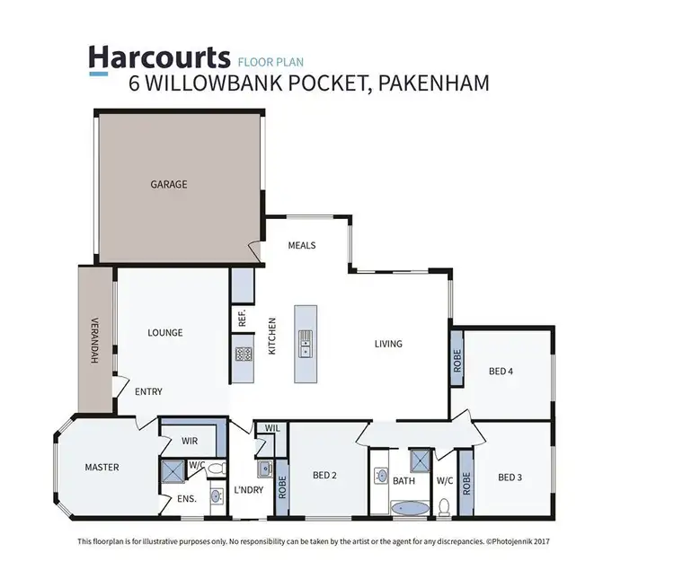 Floorplan of Homely house listing, 6 Willowbank Pocket, Pakenham VIC 3810