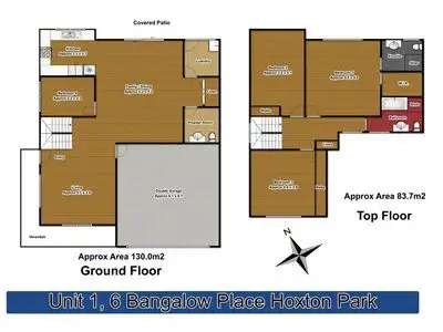Floorplan of Homely townhouse listing, 1/6 Bangalow Place, Hoxton Park NSW 2171