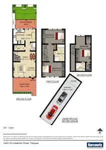 Floorplan of Homely townhouse listing, 14/91-93 Adderton Road, Telopea NSW 2117