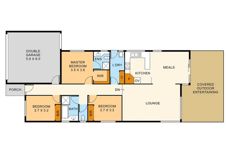 Floorplan of Homely house listing, 55A Rankin Road, Boronia VIC 3155