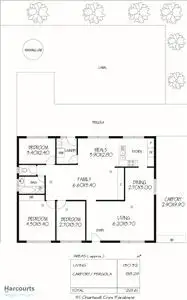 Floorplan of Homely house listing, 51 Chartwell Crescent, Paralowie SA 5108