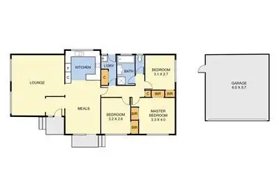 Floorplan of Homely house listing, 8A Louise Court, Lysterfield VIC 3156