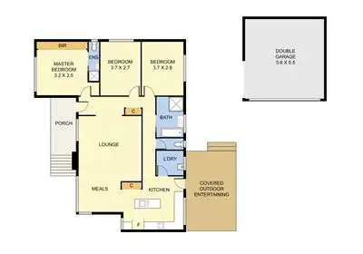 Floorplan of Homely house listing, 1/7 Stirling Street, Ferntree Gully VIC 3156