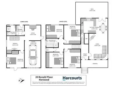 Floorplan of Homely house listing, 20 Ronald Place, Norwood TAS 7250
