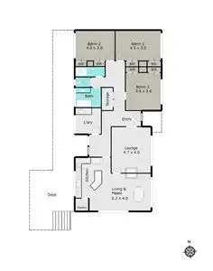 Floorplan of Homely house listing, 5 Forest Court, Enfield VIC 3352