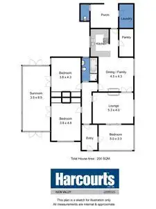 Floorplan of Homely house listing, 13 Gardenia Drive, Huonville TAS 7109