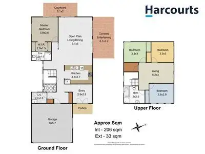 Floorplan of Homely house listing, 35 Almond Way, Bellmere QLD 4510