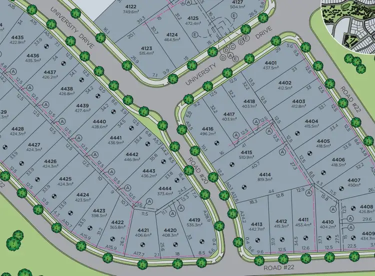Floorplan of Homely land listing, LOT4440/59 University Drive, Campbelltown NSW 2560