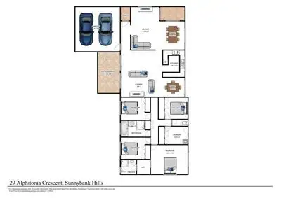 Floorplan of Homely house listing, 29 Alphitonia Crescent, Sunnybank Hills QLD 4109