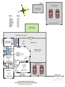 Floorplan of Homely house listing, 4 Bruce Rundle Drive, Williamstown SA 5351