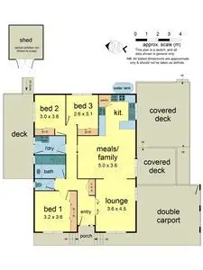Floorplan of Homely unit listing, 2/394 Mount Dandenong, Croydon VIC 3136