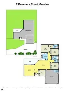 Floorplan of Homely house listing, 7 Demmers Court, Goodna QLD 4300